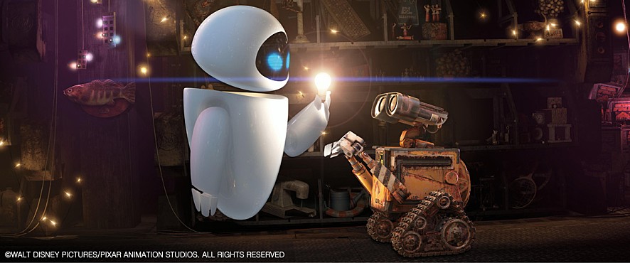 영화 <월E>의 한 장면